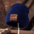 Airplane Evolution Knit Beanie – Aviation Winter Hat