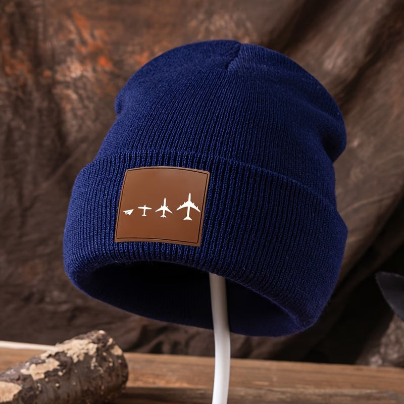 Airplane Evolution Knit Beanie – Aviation Winter Hat