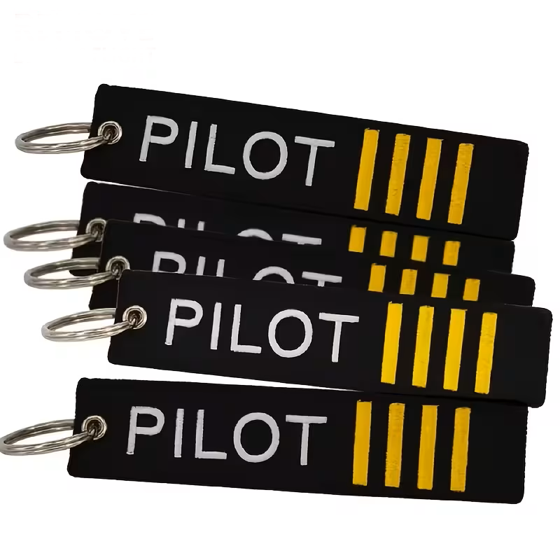 Pilot Keychain – Aviation Luggage Tag & Keyring