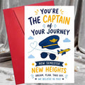 Aviation Birthday Greeting Card – Pilot & Airplane Theme