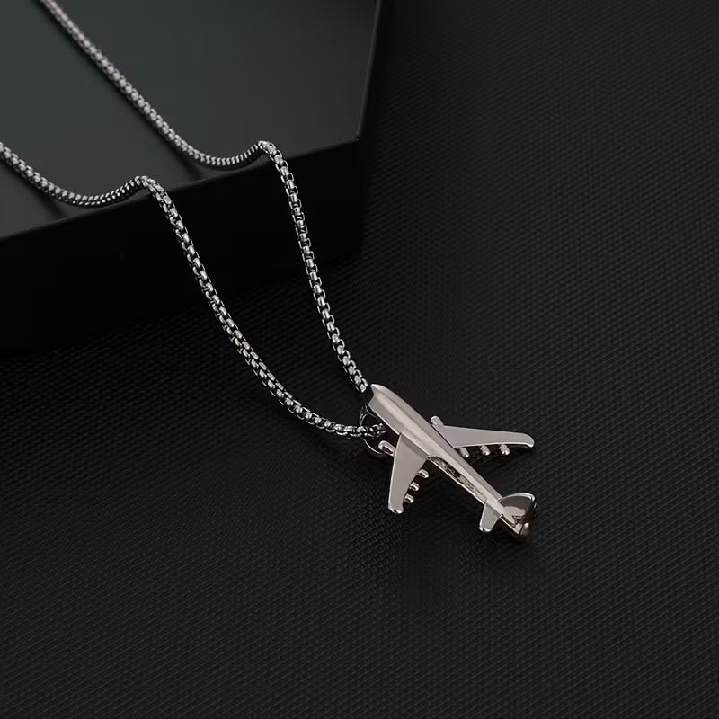Airplane Pendant Necklace – Aviation Jewelry